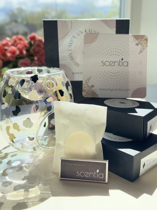 Aromalampa un aromatizētie kausējamie vaski 2*65, dāvanu komplekts