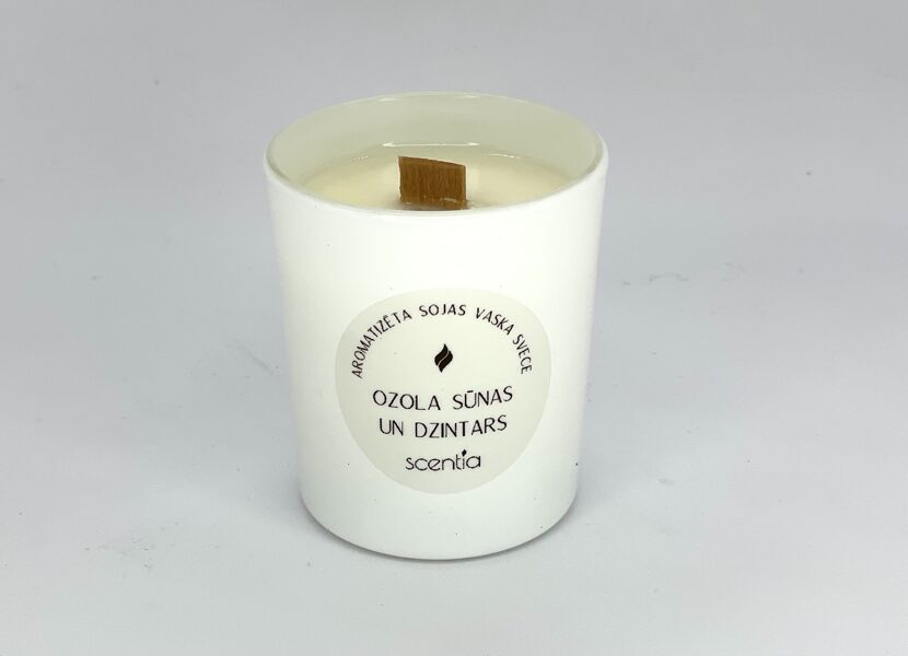 Sojas svece OZOLA SŪNAS un DZINTARS/OAKMOSS and AMBER, 75g